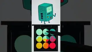 BMO makeup palette #makeup #makeuppalette #charactermakeup #adventuretime #foryou #foryoupage #fyp