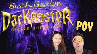 DarKoaster: Escape The Storm POV Front Row Indoor Dark Ride Launched Motorbike Roller Coaster 2024