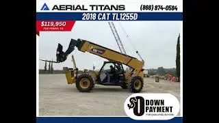*FOR SALE* 2018 CAT TL1255D SN1269 #telehandler #heavyequipment #cat