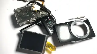 Canon IXUS 145 PC2048 Disassembly and removal of the LCD