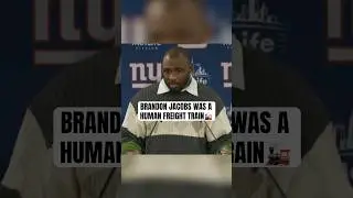 Brandon Jacobs Was A HUMAN FREIGHT TRAIN 🚂