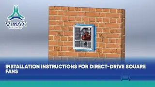 &ldquo;Wall-Mounted Exhaust Box Fan Installation Guide | Fast, Durable & Factory-Standard Installation