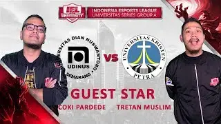UNIV KRISTEN PETRA VS UNIV DIAN NUSWANTORO W/ Tretan & Coki @IEL 2019 (MLBB - DOTA 2)