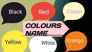 Colours name, colors name with  example, Colours name in English, #colors #colours #nameofcolours