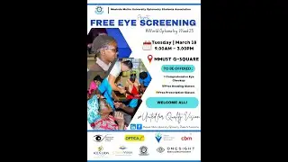 MMUOSA | School Inreach | World Optometry Week '25