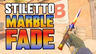 ★ CS2 Stiletto Knife Marble Fade (FACTORY NEW) | CS2 Knife Gameplay