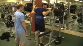 Brandon Kibler--Squat 500lbs fail