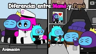 Diferencias entre Mam&aacute; y Pap&aacute; - Among Us Animaci&oacute;n (Auron, Biy&iacute;n, aXoZer, DjMaRiiO)