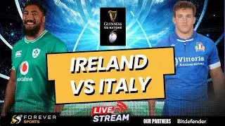 IRELAND VS ITALY LIVE! | Six Nations Live Commentary & Watchalong