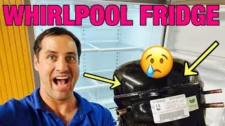 This Whirlpool Bottom Freezer Refrigerator Isn&rsquo;t Cooling | Quick Compressor Swap | WRB322DMBM00