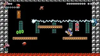 The Great Koopa Kid Battle - Mario Remixed World: 4-4 - Super Mario Maker 2