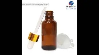 50ML Amber Dropper Bottle | WORLDITES INTERNATIONAL #cosmetics #skincare #perfume #diy #glassjars