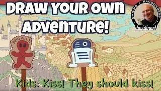 DEADPOOL HEARTS R2D2! Draw Your Own Adventure!