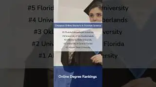 🧬 Top 5 Cheapest Online Master&rsquo;s in Forensic Science &ndash; 2025 Edition!