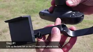 FT Aviator : Installing the Phone Holder