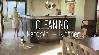 [SLOW LIVING] Relaxing Clean Pergola & Kitchen | Dog Groom | Swim Spa fitness