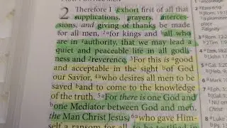 1st Timothy chapter 2-3