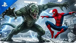 ULTIMATE SPIDER MAN SUIT VS LIZARD MISSON MARVEL SPIDER MAN 2 4K HD