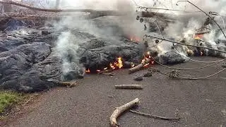 My friend's house is pau  8:14 AM June 2, 2018 in Leilani Estates at the Kilauea eruption