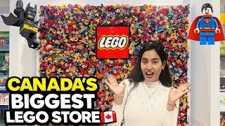 Exploring Canada&rsquo;s Largest LEGO toys Store 😍🇨🇦 | West Edmonton Mall Vlog 
