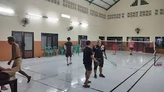 Pertandingan badminton sangat sengit dan sulit meraih point #badminton