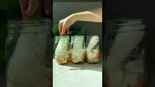 Let&rsquo;s meal prep miso mason jar noodles #shorts