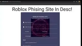 How To Make  ROBLOX PHISING SITE GENERATOR WORKING RIGHT NOW #robloxbeaming #robloxbeam