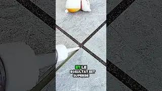 Il r&eacute;alise les joints de son carrelage avec de la r&eacute;sine &eacute;poxy... #r&eacute;sine #epoxy #carrelage #joints