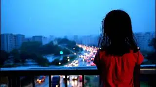 Rainy Day while busy city is running and tired to go home.