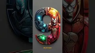 Epic 9 to 0 Countdown | Marvel Style Numbers #countdown #timer #shorts