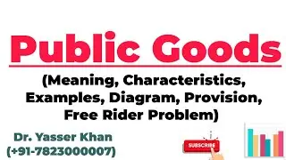 Public Goods | Meaning  Of Public Goods | Economics | Public Finance | UPSC