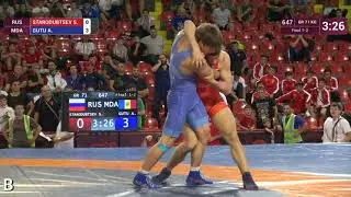 GOLD GR - 71 kg: S. STARODUBTSEV (RUS) v. A. GUTU (MDA)