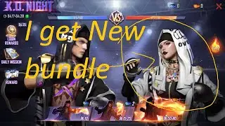 Free Fire New (girl) bundle K.O Night event//FF new K.O night girl bundle get free