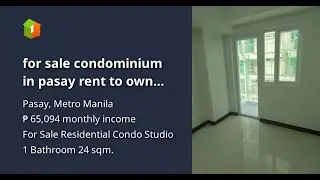 for sale condominium in pasay rent to own quantum