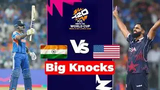 India vs USA T20 World Cup 2026 Match Analysis & Big Knocks LIVE
