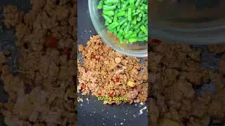 Stirfry Stringbeans with Ground Pork #homemade #food #recipe #easyrecipe #shortvideo 