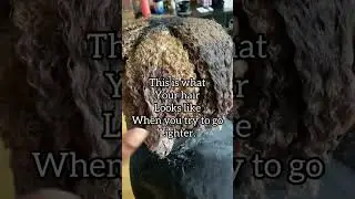 Bleaching Hair From Black Box Dye