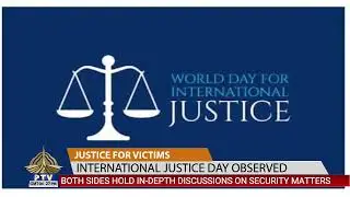 JUSTICE FOR VICTIMS | INTERNATIONAL JUSTICE DAY OBSERVED