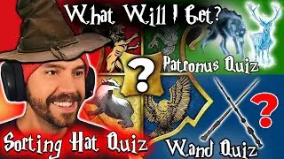 I GOT WHAT?!? | Harry Potter Sorting Hat/Wand/Patronus Quiz!!!