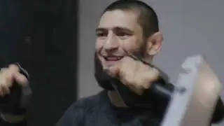 The A La Menthe (BASS BOOSTEDx Sped Up) / Khamzat Chimaev UFC highlights