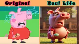 Mom Peppa Pig Crying! - Peppa Pig Original vs Plush Toys | Peppa Pig Animation