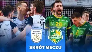 ZWROT AKCJI W PÓŁFINALE! PROJEKT GÓRĄ I Skrót meczu PGE Projekt Warszawa -Aluron CMC Warta Zawiercie