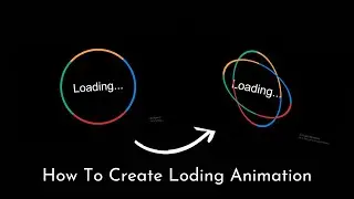 How To Create Loading Animation Using HTML & CSS