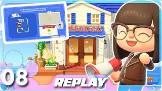 ╰➤Suite MAJ : Hotel et am&eacute;lioration graphique !〖Animal  Crossing New Horizons〗 ▌#08