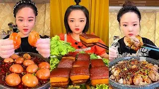 Real Mukbang :) spicy Pork Bellly Soothing Sounds While Enjoying Delicious 먹방 모음이 팅쇼 리얼 사운드 #724
