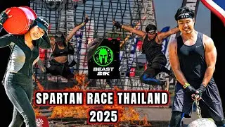 แข่ง Spartan race Thailand 2025 Beast 21k. #kjwingman #spartanracethailand 