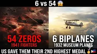 6 Filipino Pilots vs 54 Japanese Zeros - What Happened Shocked The US