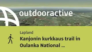 hiking trail in Lapland: Kanjonin kurkkaus trail in Oulanka National Park