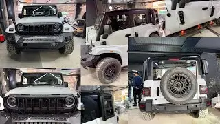 Mahindra Thar Roxx Modification | Bumper | Alloy & Tyre | Rock Slider | Box & Ladder | Bharat Car