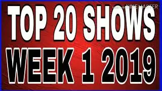 Barc trp week 1 2019 [Top 20 Shows]